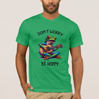 Niedlicher Frosch Gitarre spielen | Mach dir keine T-Shirt