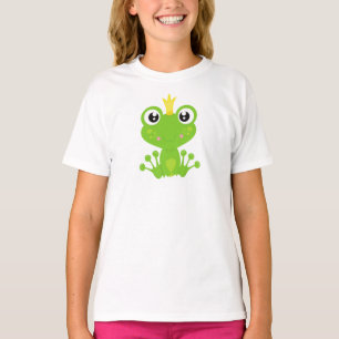 Niedlicher Frosch, Grüner Frosch, Froschprinz, Kro T-Shirt
