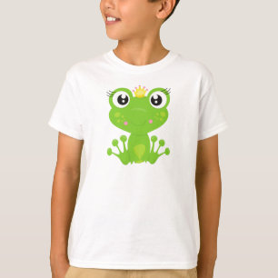 Niedlicher Frosch, Grüner Frosch, Froschprinzessin T-Shirt
