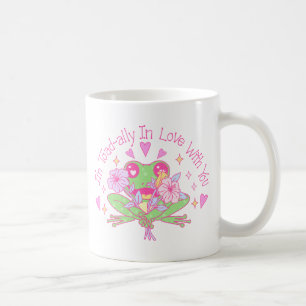 Niedlicher Frosch - Ich bin völlig in Liebe mit Ih Kaffeetasse
