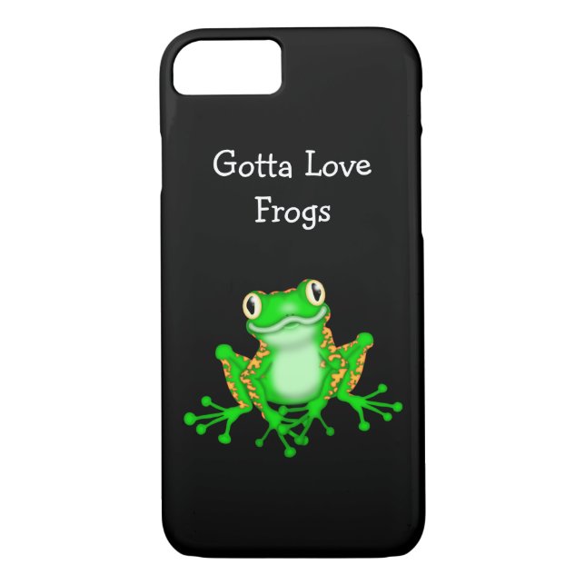 Niedlicher Frosch iPhone 7 Fall Case-Mate iPhone Hülle (Rückseite)