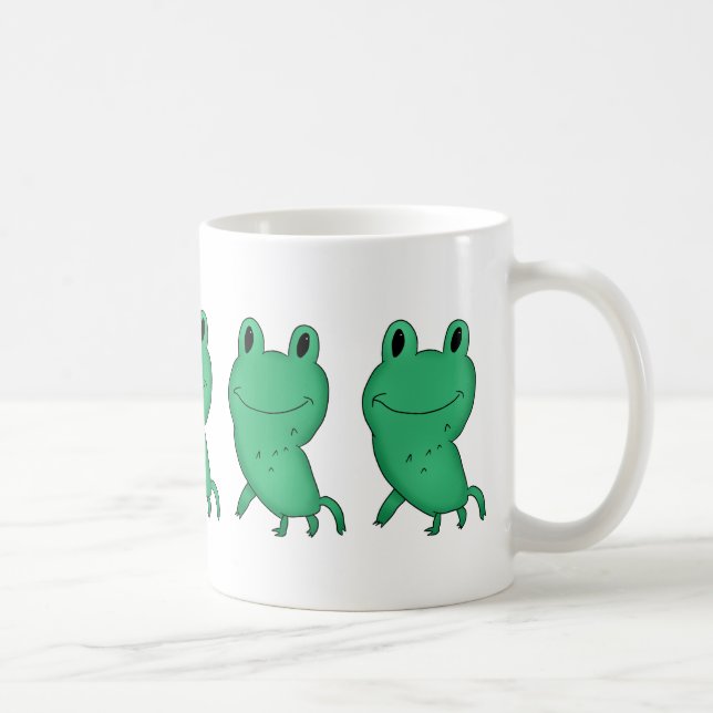 Niedlicher Frosch Kaffeetasse (Rechts)