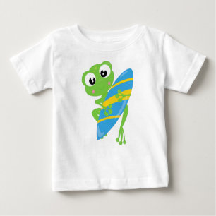 Niedlicher Frosch, kleiner Frosch, Grüner Frosch, Baby T-shirt
