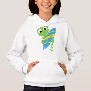 Niedlicher Frosch, kleiner Frosch, Grüner Frosch,  Hoodie