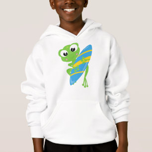Niedlicher Frosch, kleiner Frosch, Grüner Frosch, Hoodie