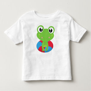 Niedlicher Frosch, kleiner Frosch, Grüner Frosch,  Kleinkind T-shirt