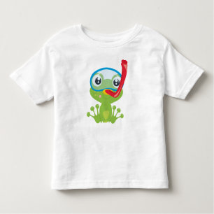 Niedlicher Frosch, kleiner Frosch, grüner Frosch,  Kleinkind T-shirt