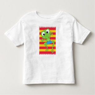 Niedlicher Frosch, kleiner Frosch, Grüner Frosch,  Kleinkind T-shirt