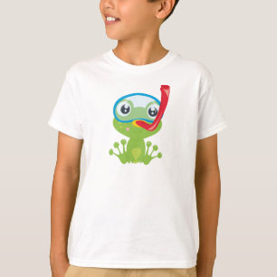 Niedlicher Frosch, kleiner Frosch, grüner Frosch,  T-Shirt