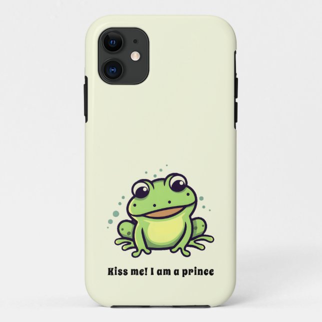 Niedlicher Frosch küsst mich Case-Mate iPhone Hülle (Rückseite)