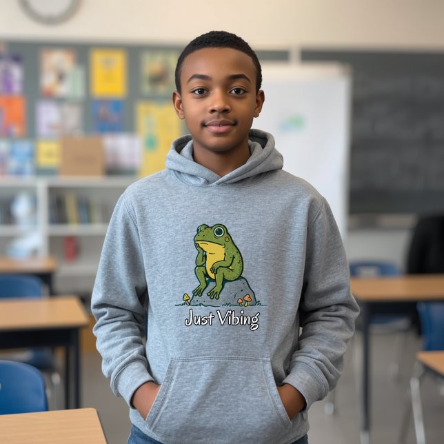 Niedlicher Frosch-Meme  Hoodie (Von Creator hochgeladen)