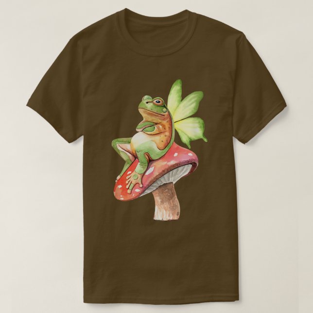 Niedlicher Frosch mit Cotgor-Ästhetik T-Shirt (Design vorne)