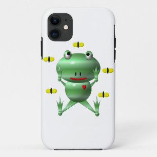 Niedlicher Frosch mit Fliegen Case-Mate iPhone Hülle