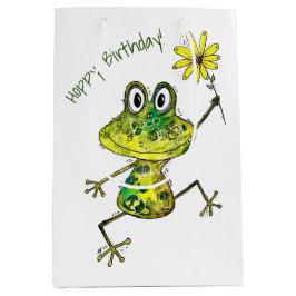 Niedlicher Frosch Mittlere Geschenktüte