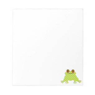 Niedlicher Frosch Notizblock