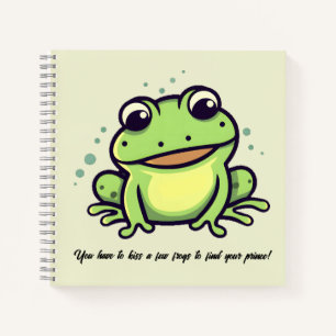 Niedlicher Frosch Notizbuch