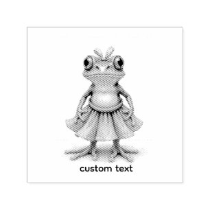 Niedlicher Frosch Permastempel