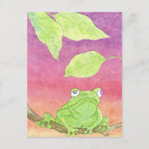 niedlicher Frosch Postkarte