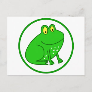 Niedlicher Frosch Postkarte