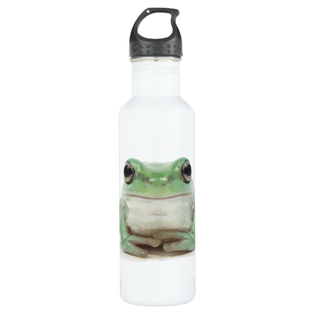 Niedlicher Frosch Trinkflasche (Vorderseite)