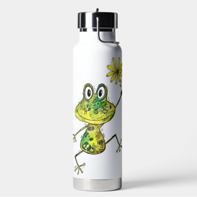 Niedlicher Frosch Trinkflasche (Links)