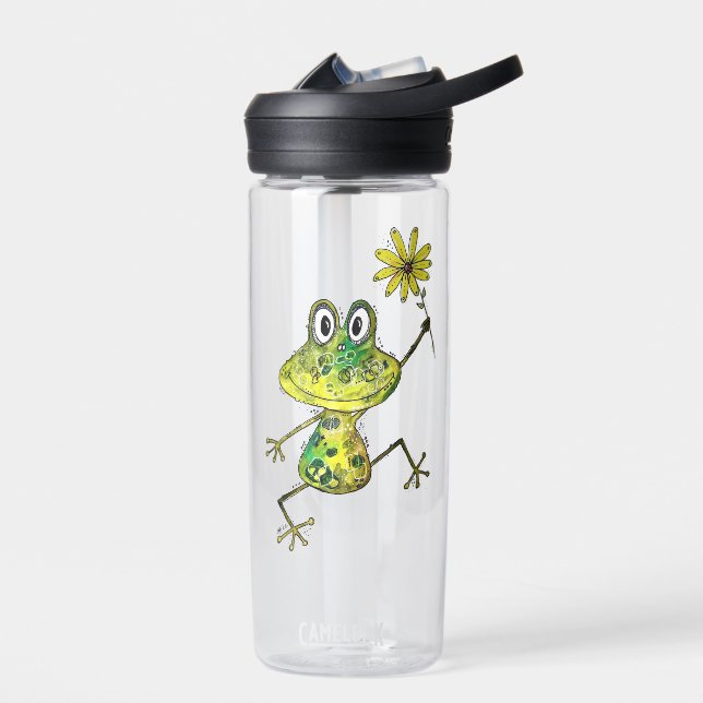 Niedlicher Frosch Trinkflasche (Links)