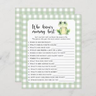 Niedlicher Frosch - Wer Mama am besten kennt