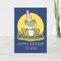 Niedlicher Frosch zum Geburtstag Whimsical Art