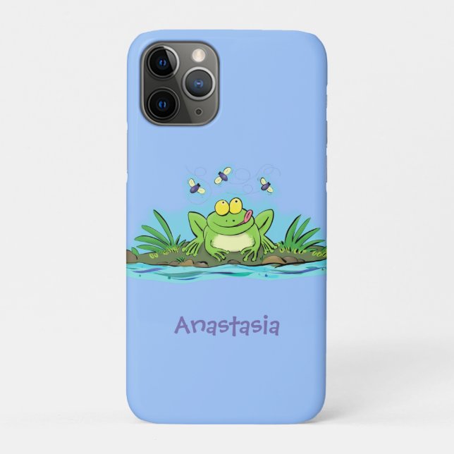 Niedlicher Froschfrosch Cartoon Case-Mate iPhone Hülle (Rückseite)