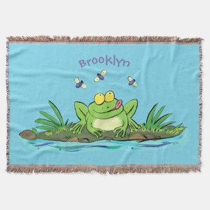 Niedlicher Froschfrosch Cartoon Decke