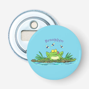 Niedlicher Froschfrosch Cartoon Flaschenöffner