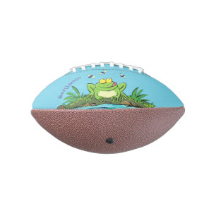 Niedlicher Froschfrosch Cartoon Football