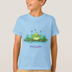 Niedlicher Froschfrosch Cartoon T-Shirt