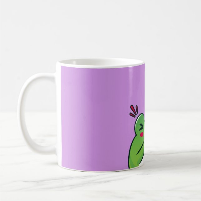 Niedlicher Froschkrebs Kaffeetasse (Links)