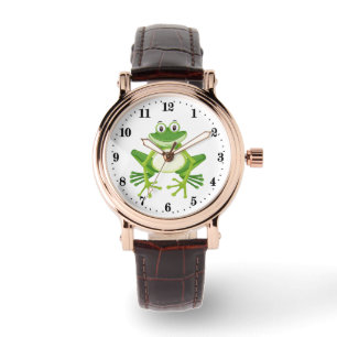Niedlicher Froschliebling Tier Watch Armbanduhr