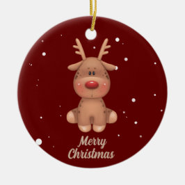 niedlicher Froschrei Keramik Ornament