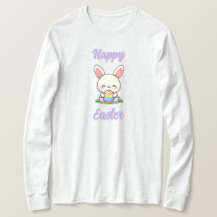 Niedlicher Frühjahr/Osterhase mit Ei T-Shirt