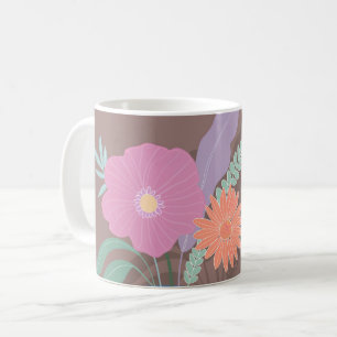 Niedlicher Frühlingsbummel in modernen Florals Kaffeetasse