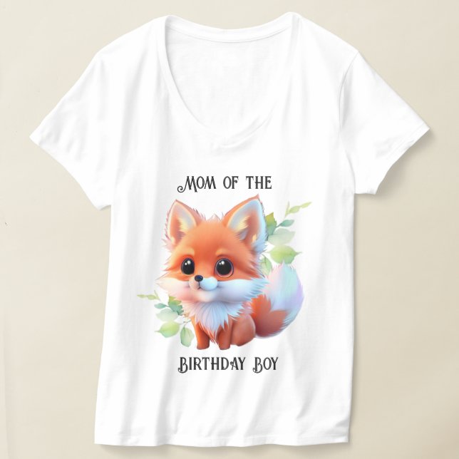 Niedlicher Fuchs, der Waldtiere zeichne, Waldfreun T-Shirt (Ablage )