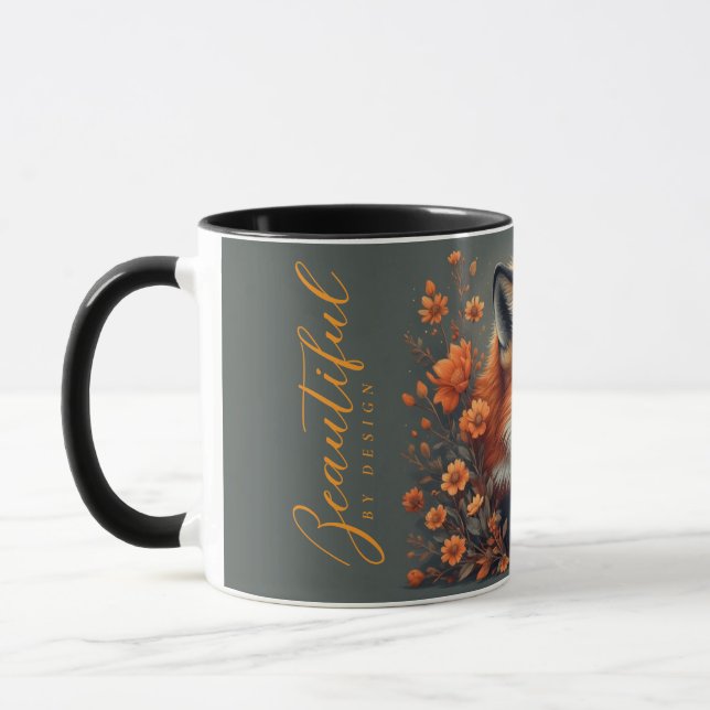 Niedlicher Fuchs-Kaffeebecher – Waldtier-Geschenk Tasse (Links)