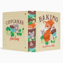Niedlicher Fuchs Maus cupcake Backkochbuch 3 ri