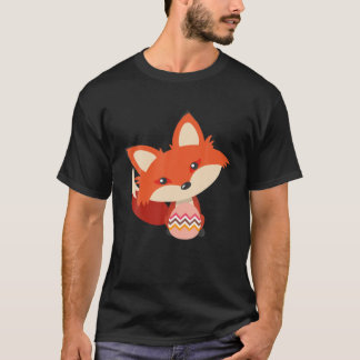 Niedlicher Fuchs mit einem EierOstern , Sonnentag T-Shirt