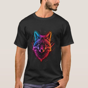 niedlicher Fuchs mit farbigen Füchsen Arktis Junge T-Shirt