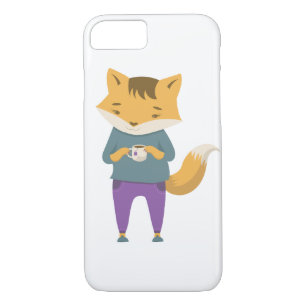 Niedlicher Fuchs mit Tasse Tee Case-Mate iPhone Hülle