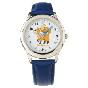 niedlicher Fuchstierliebhaber Armbanduhr