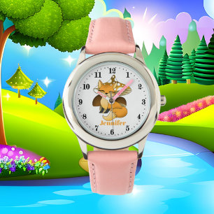 niedlicher Fuchstierpilz Armbanduhr
