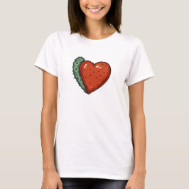 Niedlicher Funny Cactus Heart Valentine's Day T-Shirt