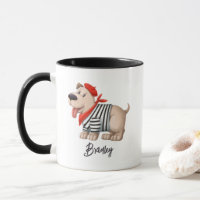 Niedlicher Funny French Hund Personalisierter Name