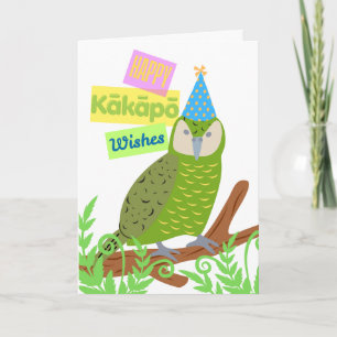 Niedlicher Funny Kakapo Geburtstag einzigartig sei Karte