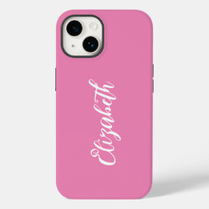 Niedlicher, für Girly Pink geeigneter Name Persönl Case-Mate iPhone 14 Hülle